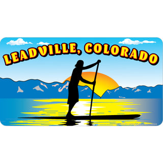 Leadville Colorado SUP Stand Up Paddle Sticker