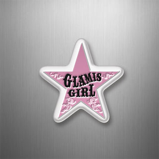Glamis   Pink Stars 3D Magnet