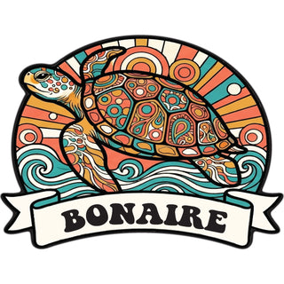 BONAIRE MANDALA TURTLE Sticker