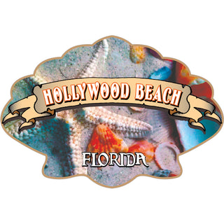 OK3 Hollywood Beach Florida Shells Sticker