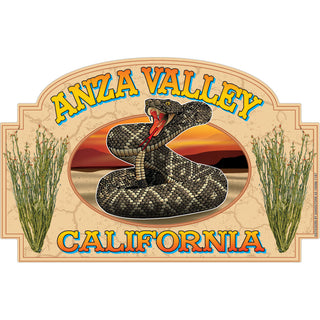 ANZA VALLEY Rattlesnake trees Sticker
