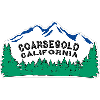 Coarsegold White Mountains and Pinetrees Sticker