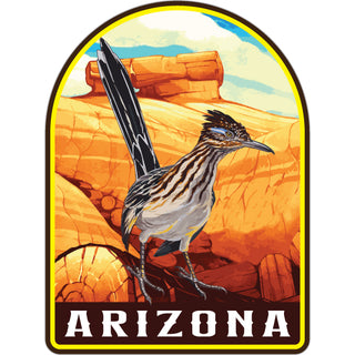 Arizona   Road Runner Vertical Sticker