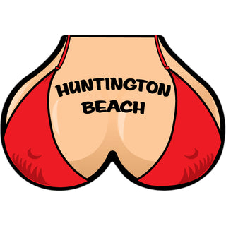 Huntington Beach  CA   Bikini Top Boobs Sticker