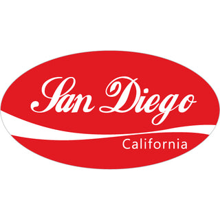 San Diego CA Enjoy Cola Sticker