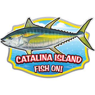 Catalina Island Yellowfin Tuna Sticker