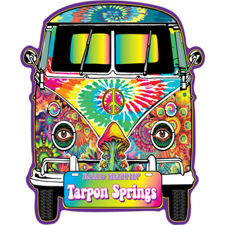 tarpon springs road trippin bus Sticker