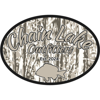 bream fish chain lake outfitters Sticker