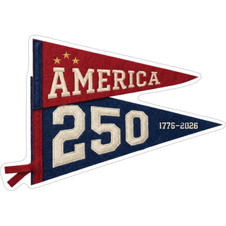 AMERICA 250 PENNANT Sticker