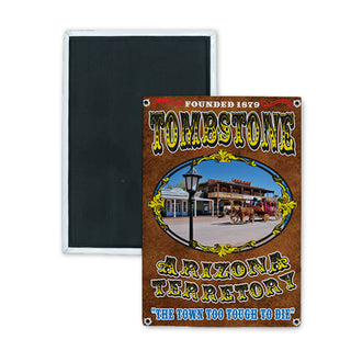 Tombstone Arizona Territory Rectangle Badge Magnet