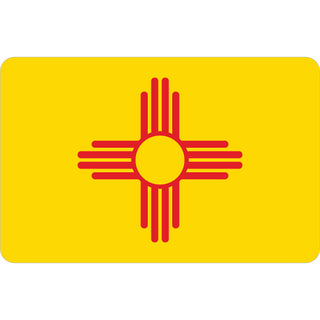 Novelty   New Mexico State Flag Sticker