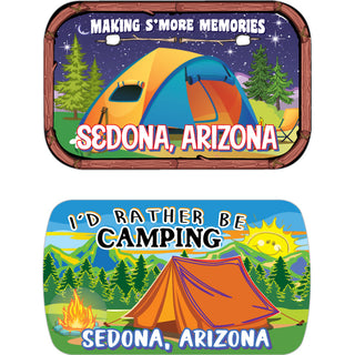 Sedona  Arizona   2 Up  Making S'more and I'd Rather Be Sticker