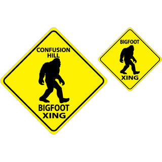 OK4 Confusion Hill Bigfoot Crossing Diamonds Sticker