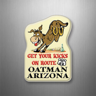 Oatman  Arizona   Kicking Donkey 3D Magnet