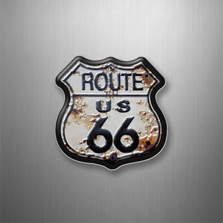 Route 66 Shield Rusty (working) 3D Magnet