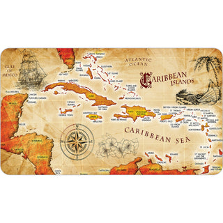 Novelty   Parched Map Sticker
