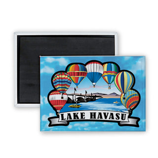 Lake Havasu Balloons Rectangle Badge Magnet