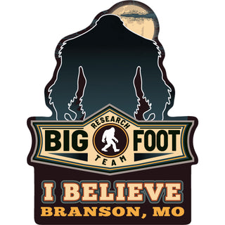 Branson Missouri I Believe Bigfoot Research Team Sticker