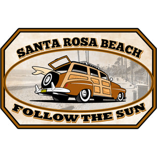 OK4 Santa Rosa Woody Follow the Sun Sticker
