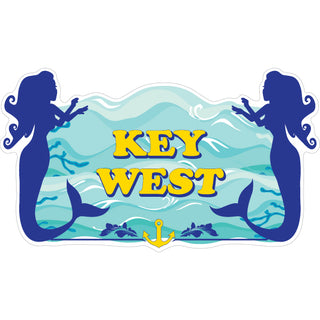 OK3 Key West Mermaids Silhouette Sticker