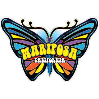 Mariposa California Butterfly Sticker
