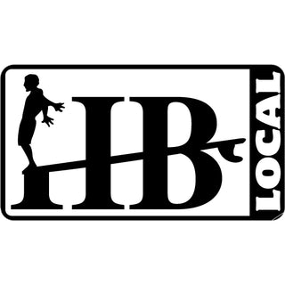 HB   Local Surfer Rectangle Sticker