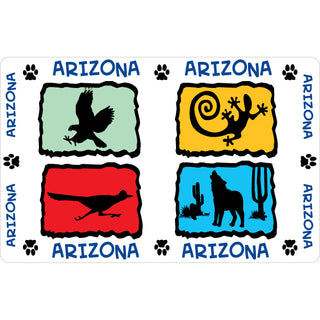 Arizona   Desert Animals Silhouette Sticker