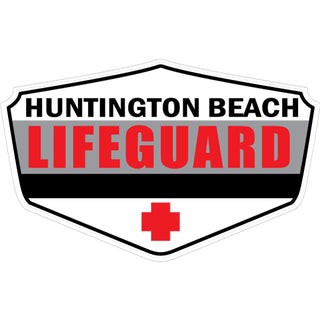 Huntington Beach   Lifeguard Shield Sticker