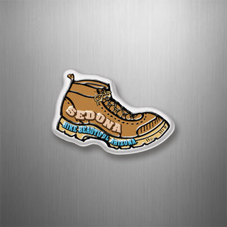 Sedona   Hike Beautiful Arizona Boot 3D Magnet