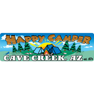 Cave Creek  Arizona HAPPY CAMPER Sticker