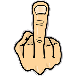 Middle Finger Sticker