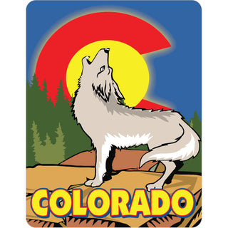 OK4 Colorado Coyote With C from Flag Sticker