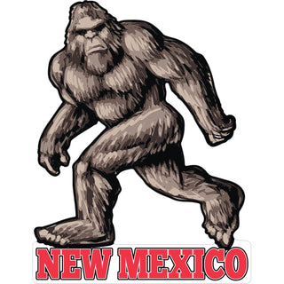 New Mexico   Angry Brown Bigfoot Sticker