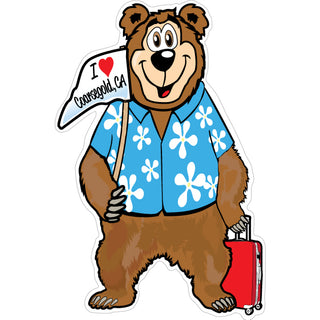 Coarsegold tourist bear Sticker