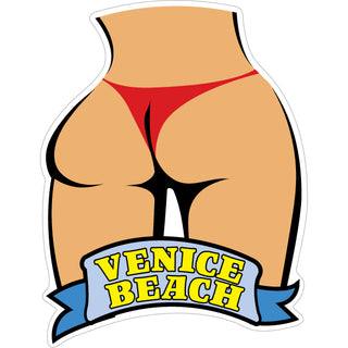 Venice Beach   Thong Bikini Sticker