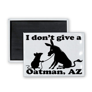 Oatman  AZ   Rats Ass Rectangle Badge Magnet