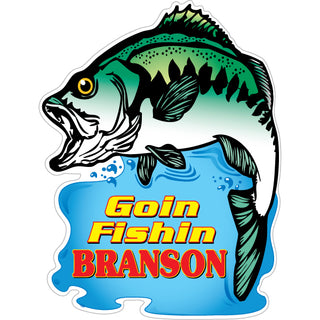 OK4 Branson Bass Goin Fishin Sticker
