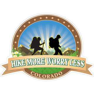 Gunnison Colorado Hike More Worry Less Sticker