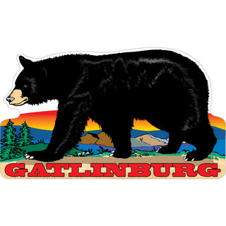 Gatlinburg TN Walking Bear Sticker