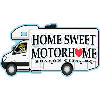Bryson City  NC   Home Sweet Motor Home Sticker