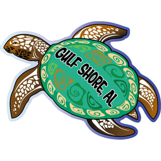 Gulf Shores  Alabama Green Sea Turtle Sticker