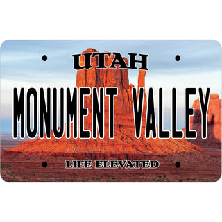 OK4 Monument Valley UT Life Elevated License Plate Sticker