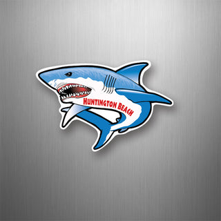 Huntington Beach Shark Full View Flexible Magnet
