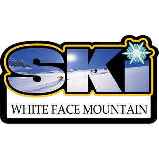 White Face Mountain   Ski Photo Sticker