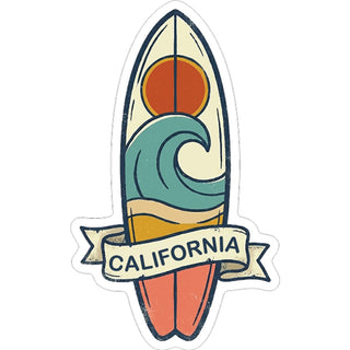 SURFBOARD WAVE Sticker