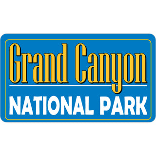 Grand Canyon National Park   Grand Canyon National Park  blue and gold Sticker