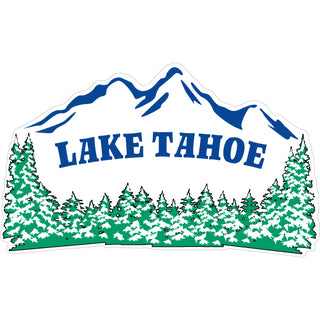 OK4 Lake Tahoe Mountains and Pines Sticker