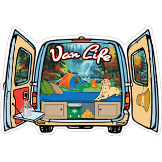 Novelty   Van Life Sticker