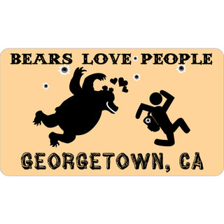 OK4 Georgetown  CA Bears Love People Sticker
