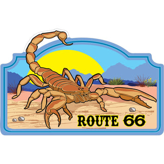 Route 66   Scorpion Sticker